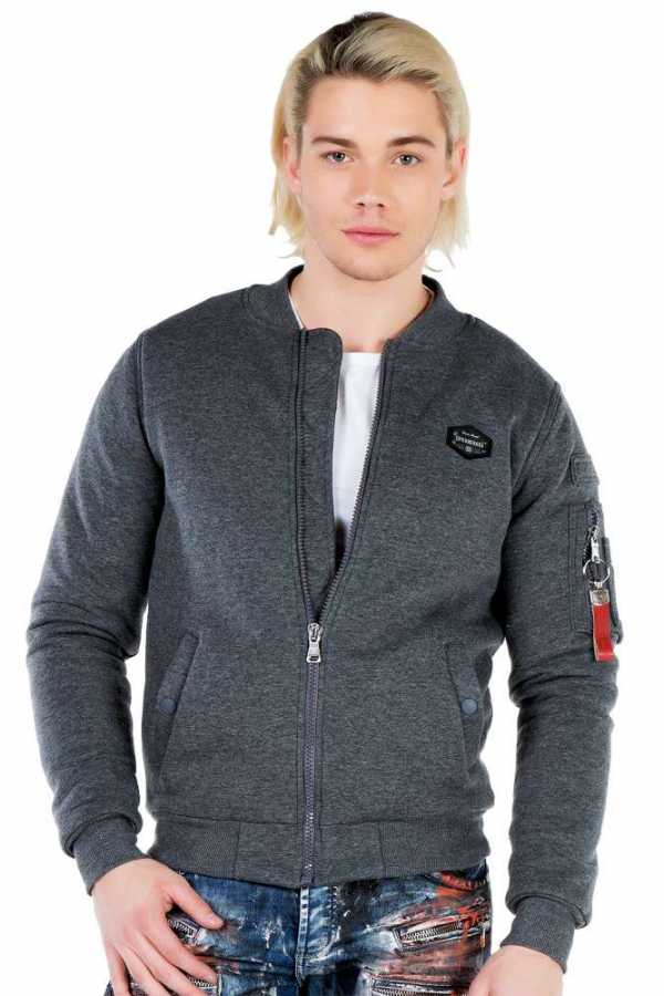 Cipo & Baxx KIA Herren Jacke CJ151 Dgrey