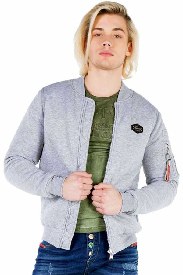 Cipo & Baxx KIAN Herren Jacke CJ151 grey