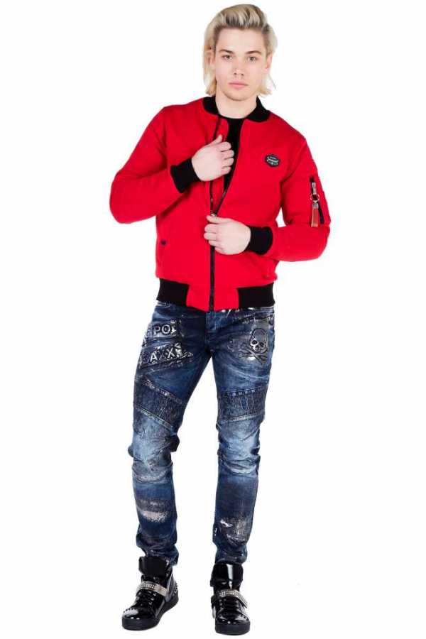 Cipo & Baxx KIA Herren Jacke CJ151 red