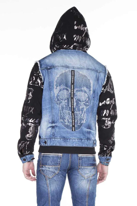 Cipo & Baxx SILVERKEY Herren Jeans Jacke Weste Denim CJ181