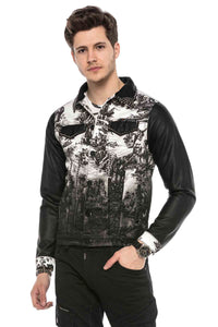 Cipo &amp; Baxx GOLDBERG Men's Jeans Jacket Denim CJ265