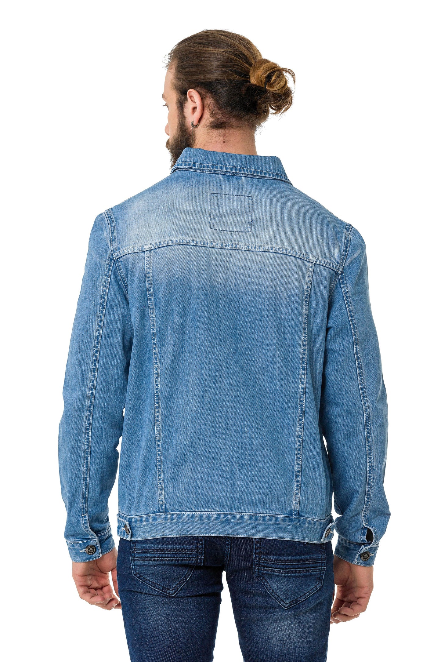 Cipo &amp; Baxx ROB Men's Jeans Jacket Denim CJ289