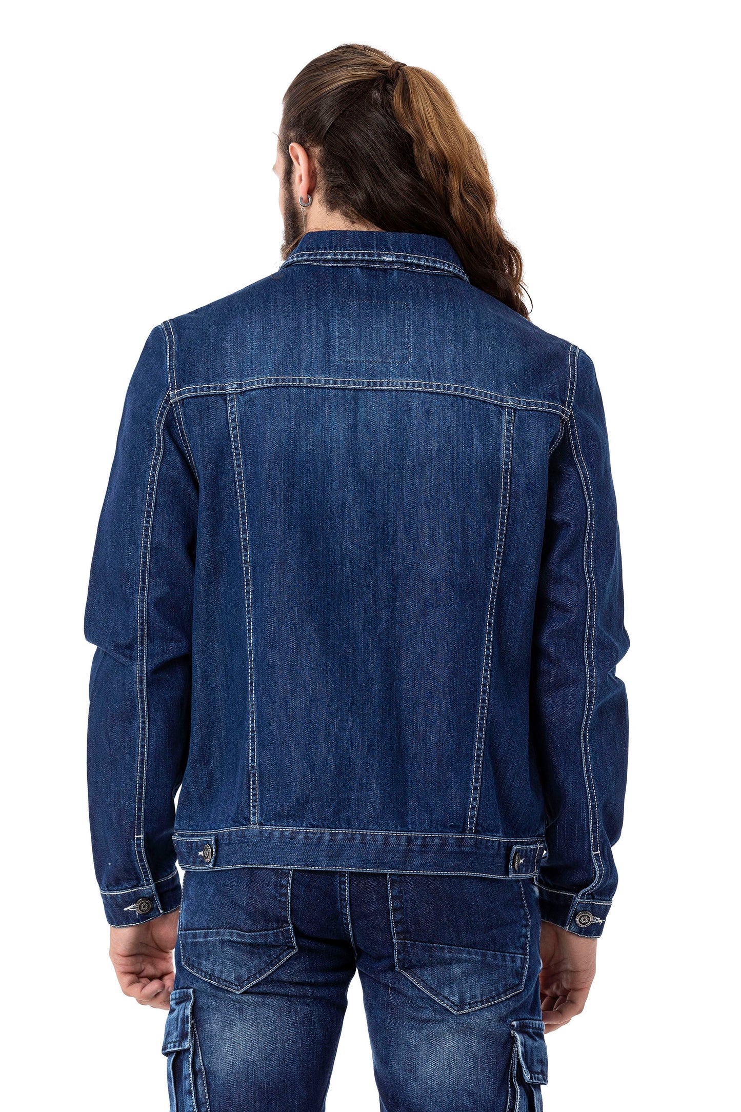 Cipo &amp; Baxx ROB Men's Jeans Jacket Denim CJ289