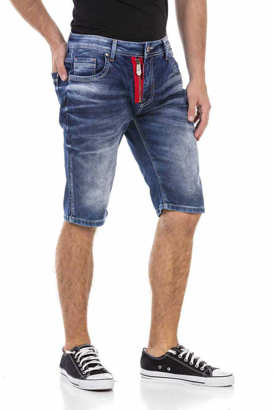 Cipo & Baxx Rally Herren Kurze Jeans Denim CK237