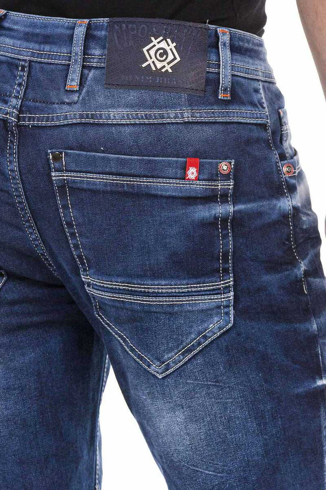 Cipo &amp; Baxx RAYMOND Men's Short Jeans Denim CK234