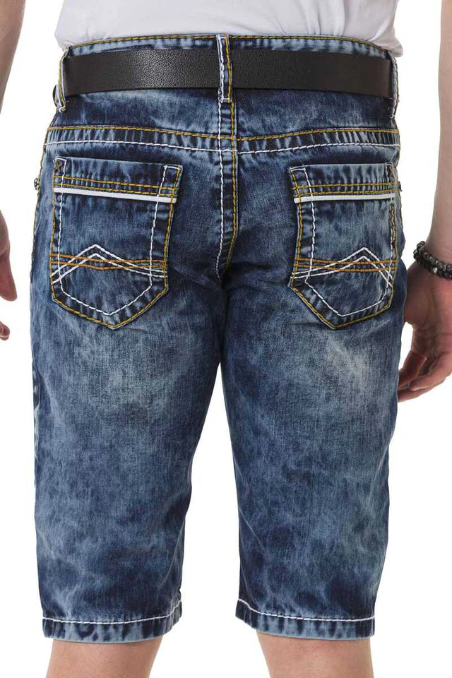 Cipo & Baxx FINN Herren Kurze Jeans Denim CK268