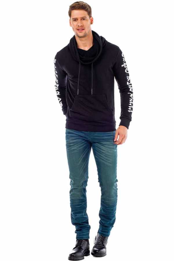 Cipo &amp; Baxx SILAS men's hooded sweatshirt CL304