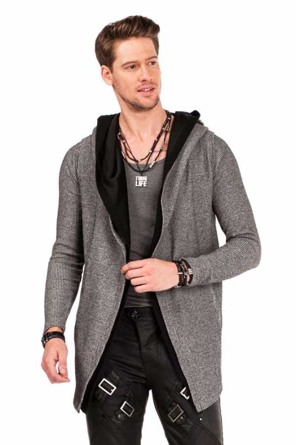 Cipo &amp; Baxx FARO men's hooded sweatshirt jacket CL309