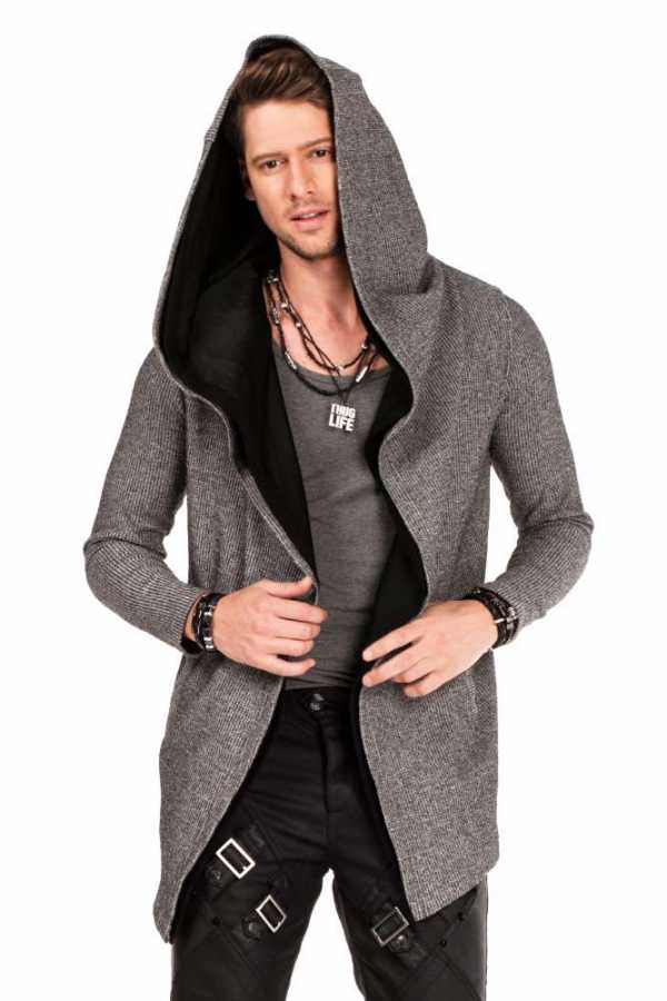 Cipo &amp; Baxx FARO men's hooded sweatshirt jacket CL309