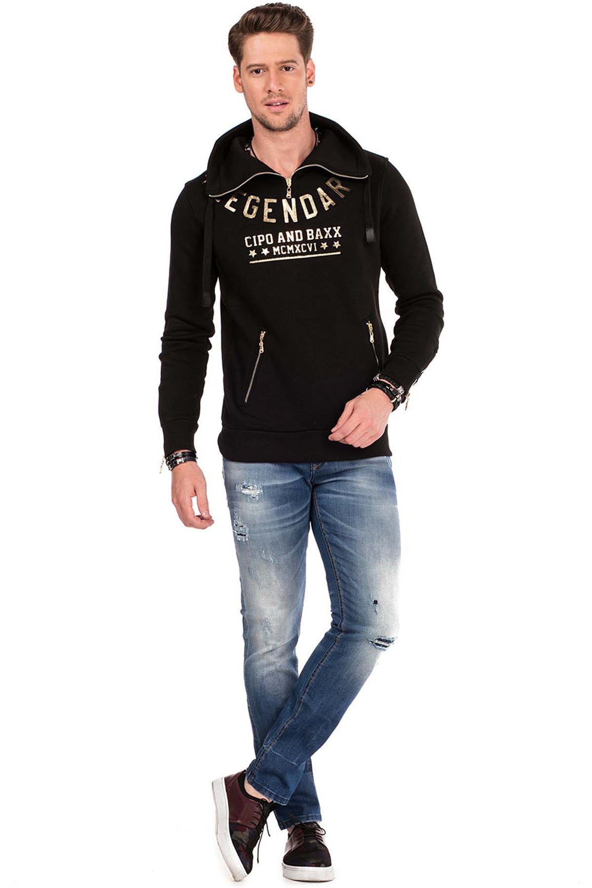 Cipo & Baxx ELIO Herren Sweatshirt CL324