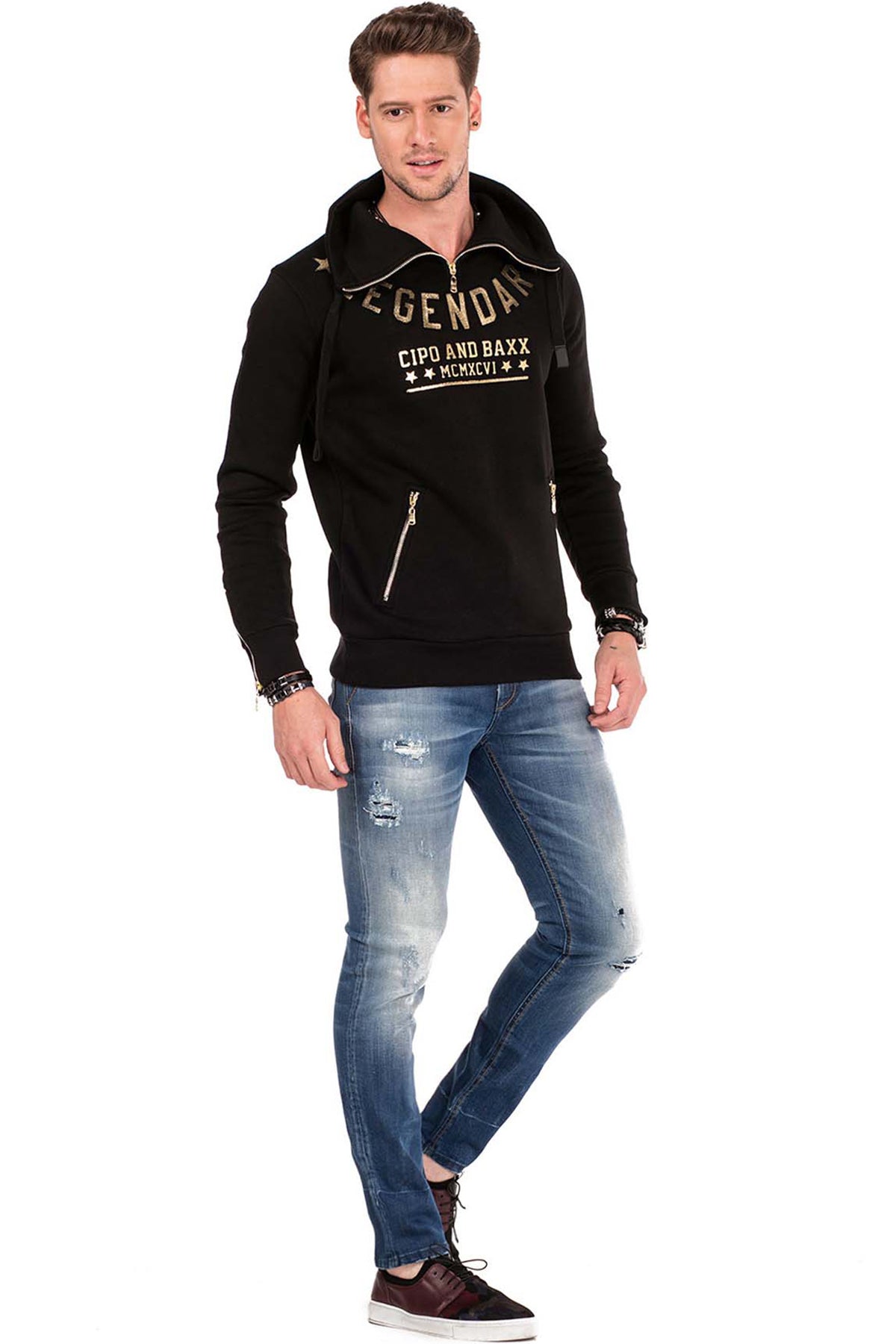 Cipo & Baxx ELIO Herren Sweatshirt CL324