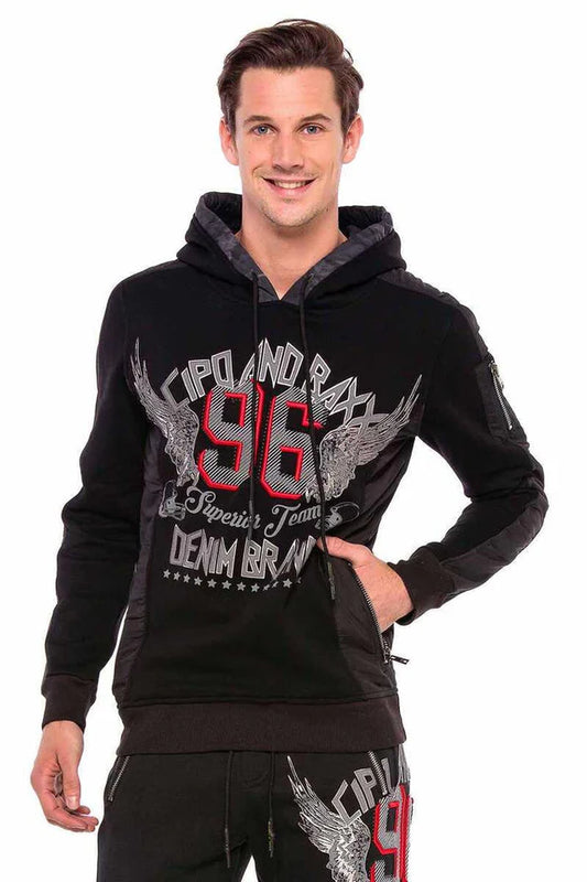 Cipo & Baxx AVRIL Herren Kapuzen Sweatshirt CL358