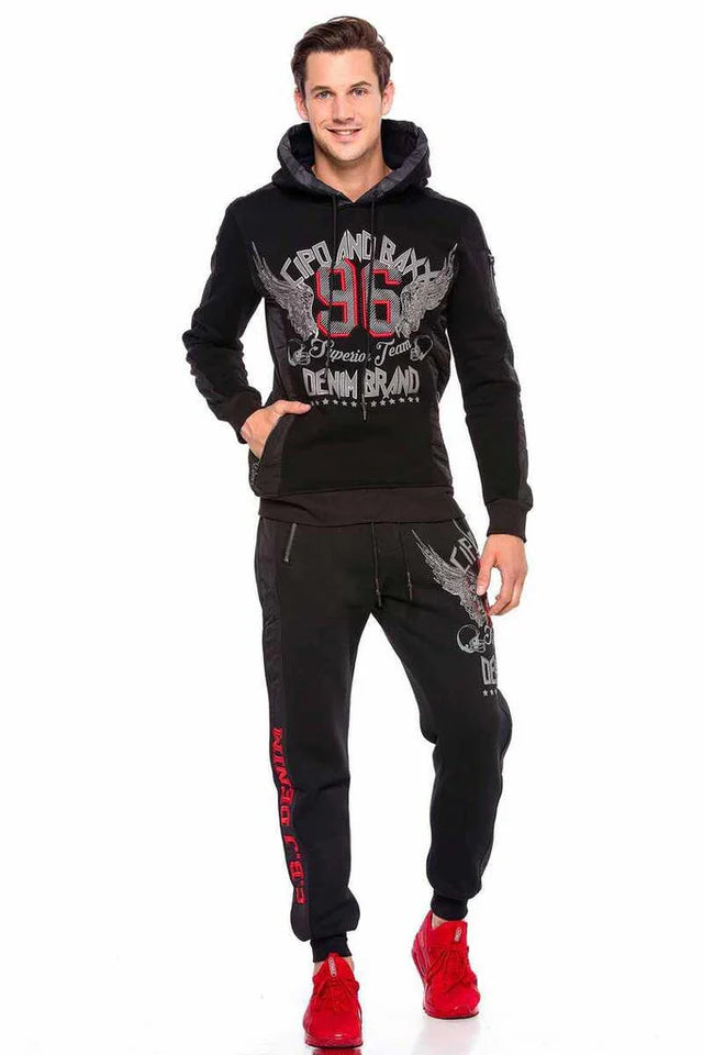 Cipo & Baxx AVRIL Herren Kapuzen Sweatshirt CL358