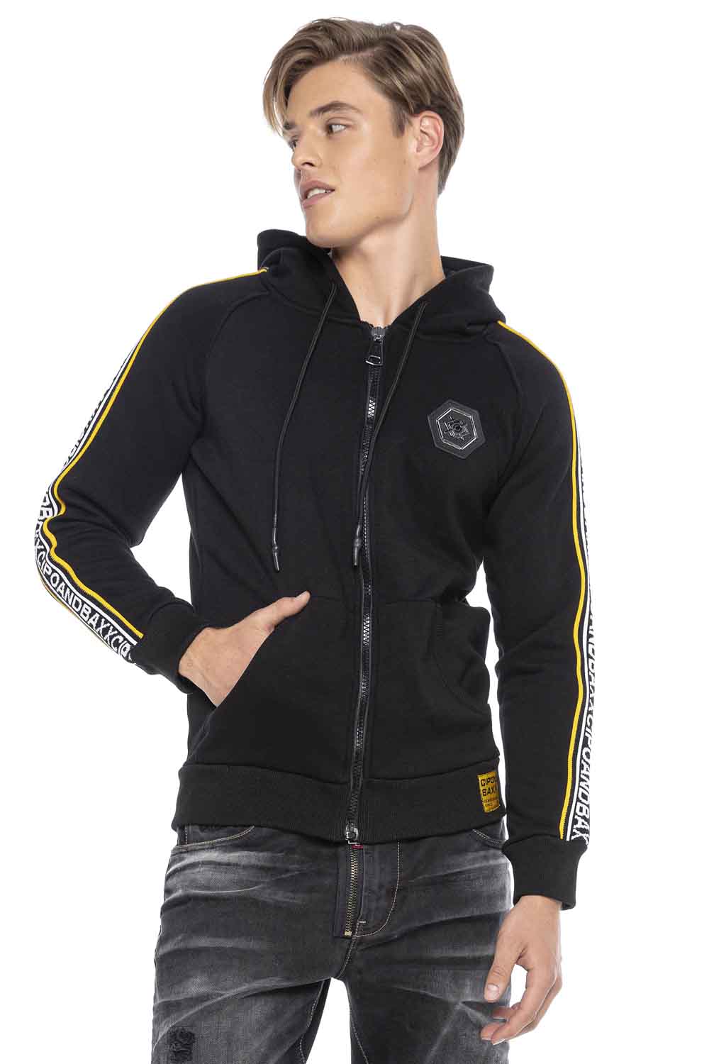 Cipo &amp; Baxx GUY men's hooded sweatshirt CL363