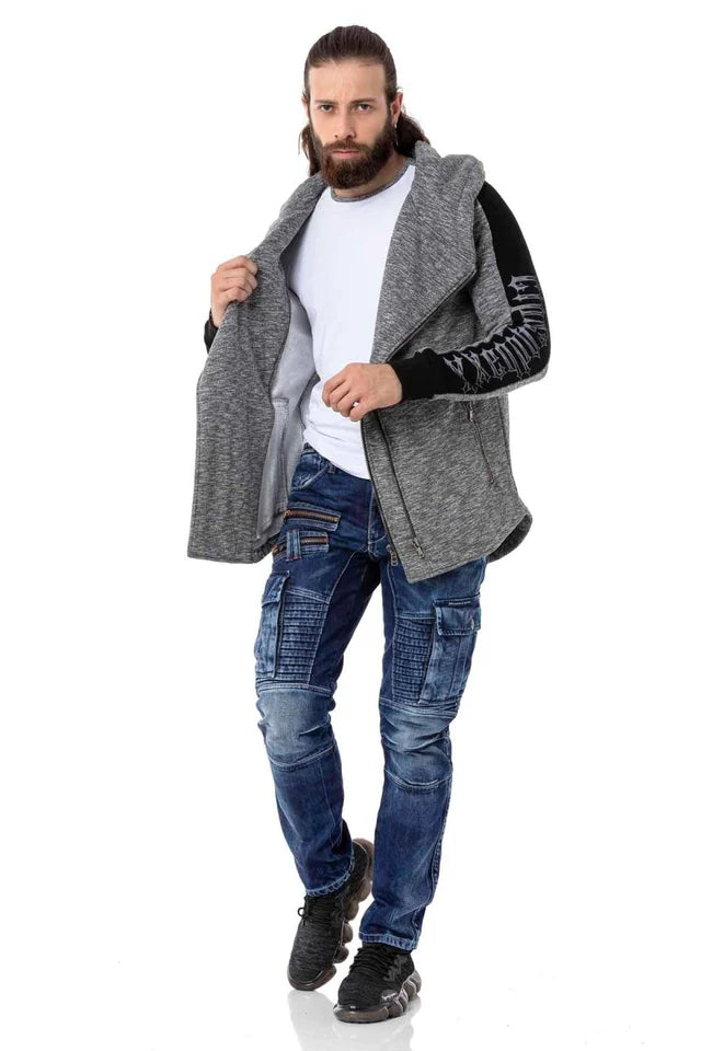 Cipo & Baxx SERG Herren Kapuzen Sweatjacke CL526