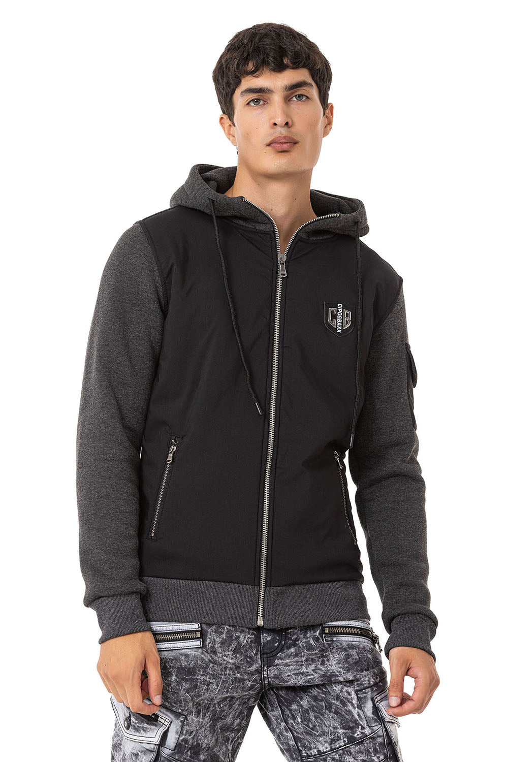 Cipo &amp; Baxx IGOR men's hooded sweatshirt CL552