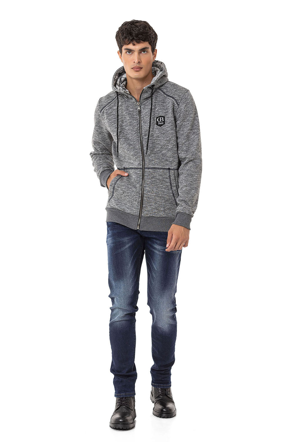 Cipo & Baxx GOBI Herren Kapuzen Sweatshirt CL554