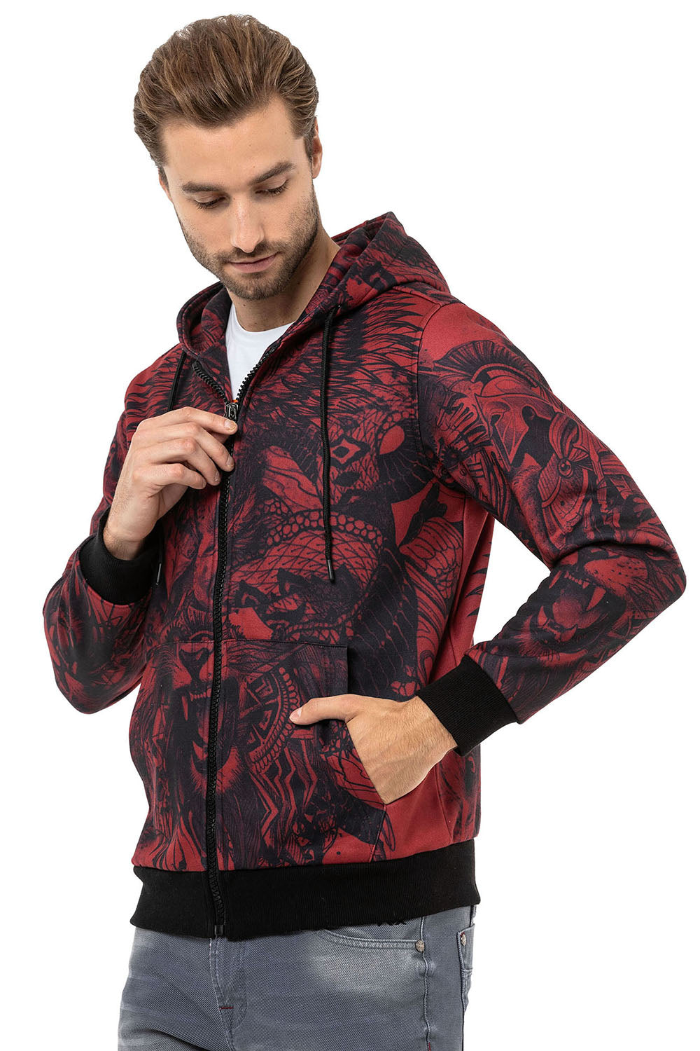 Cipo &amp; Baxx PERTH men's hooded sweatshirt CL559