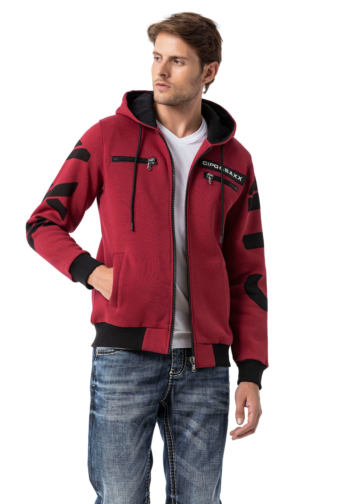 Cipo &amp; Baxx ADELAIDE men's hooded sweatshirt CL559