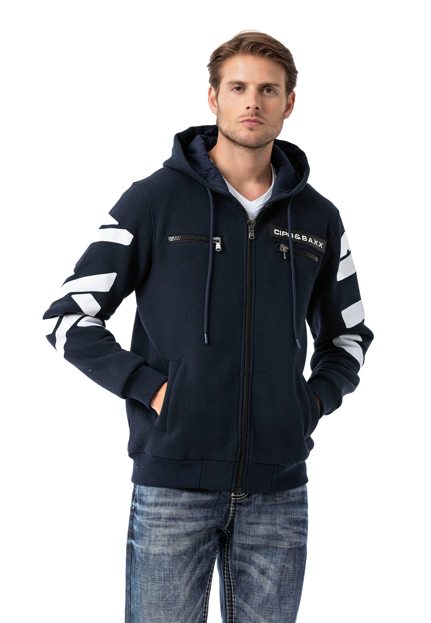 Cipo &amp; Baxx ADELAIDE men's hooded sweatshirt CL559