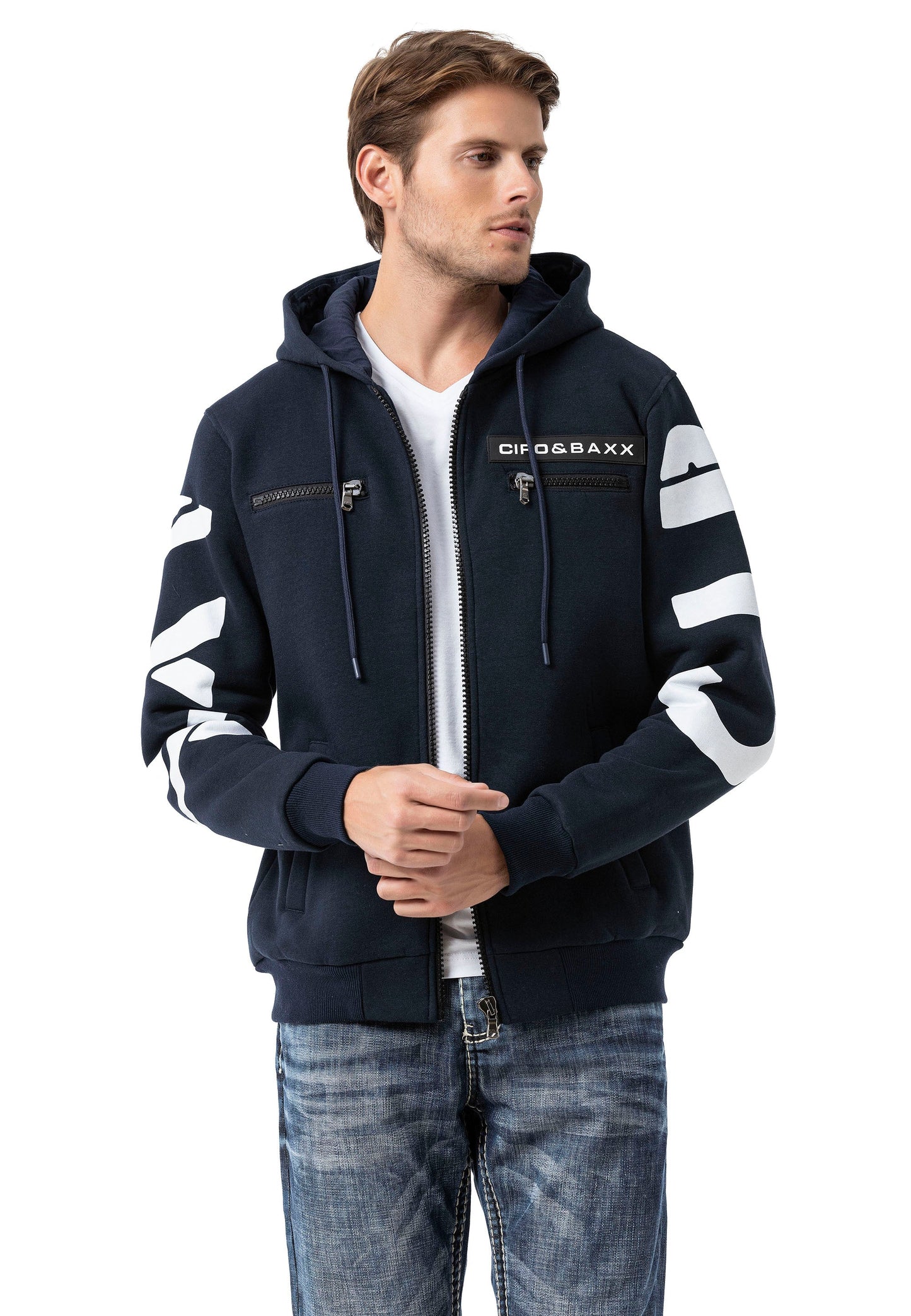 Cipo &amp; Baxx ADELAIDE men's hooded sweatshirt CL559