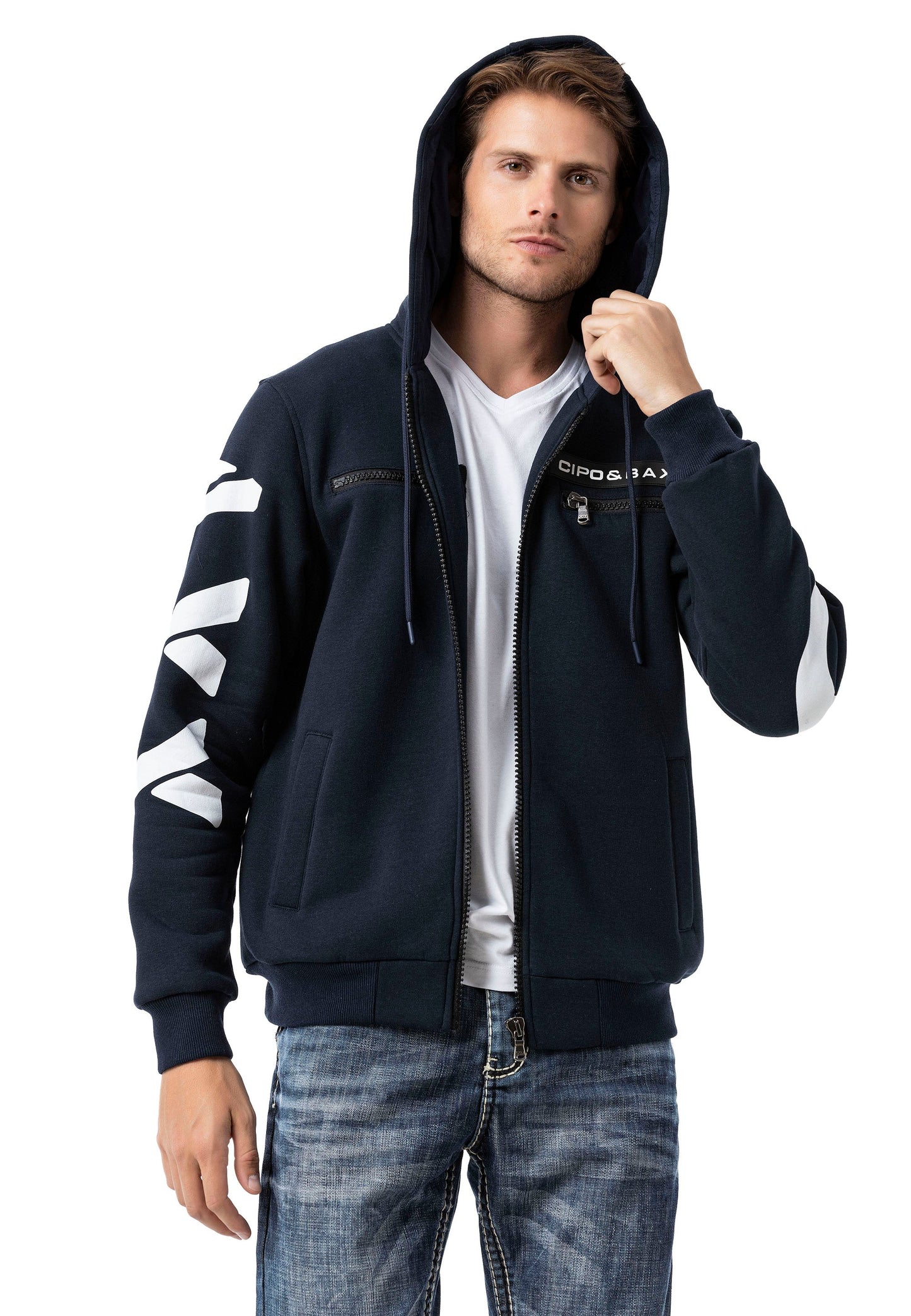 Cipo &amp; Baxx ADELAIDE men's hooded sweatshirt CL559