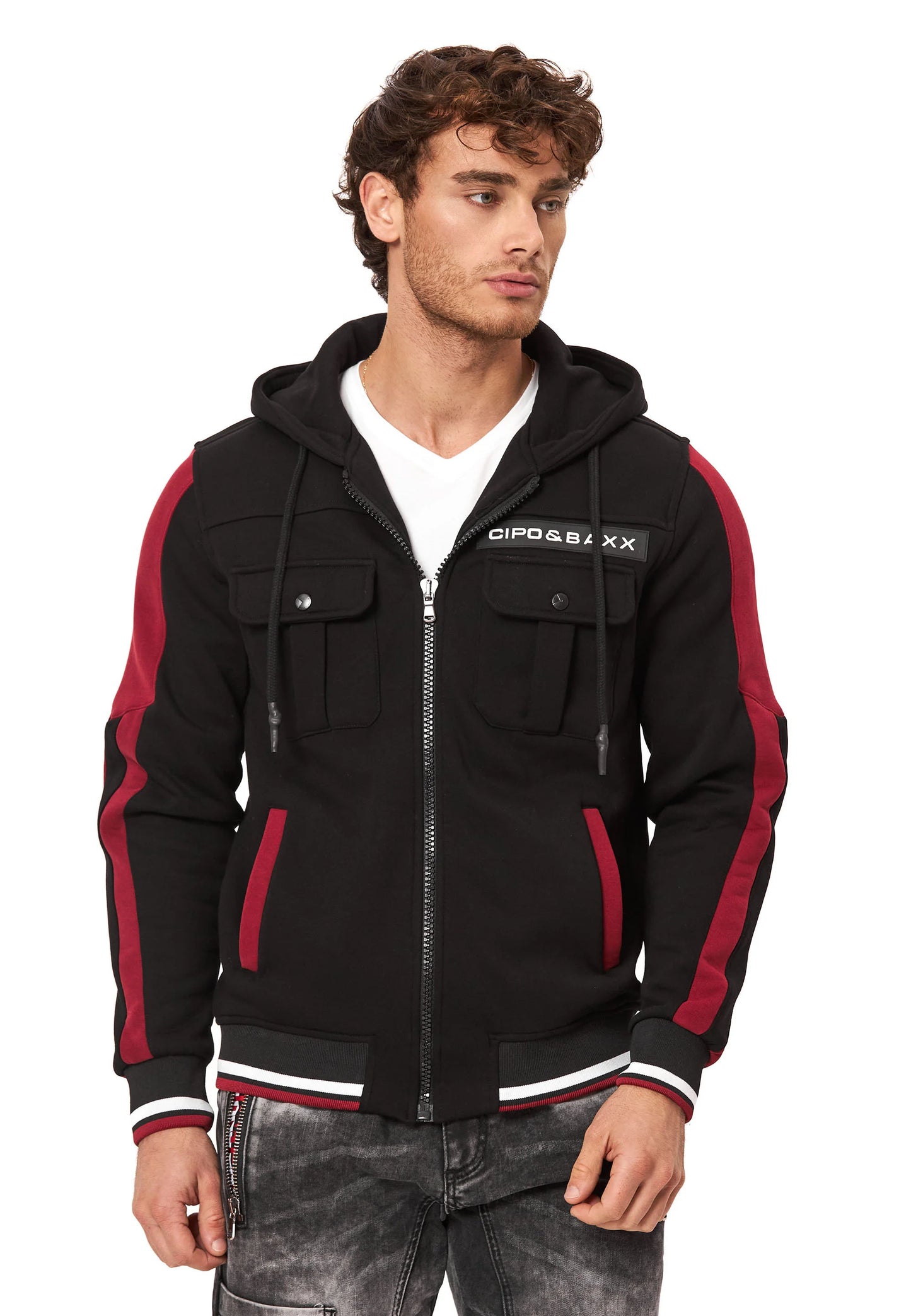 Cipo &amp; Baxx ADELAIDE men's hooded sweatshirt CL559