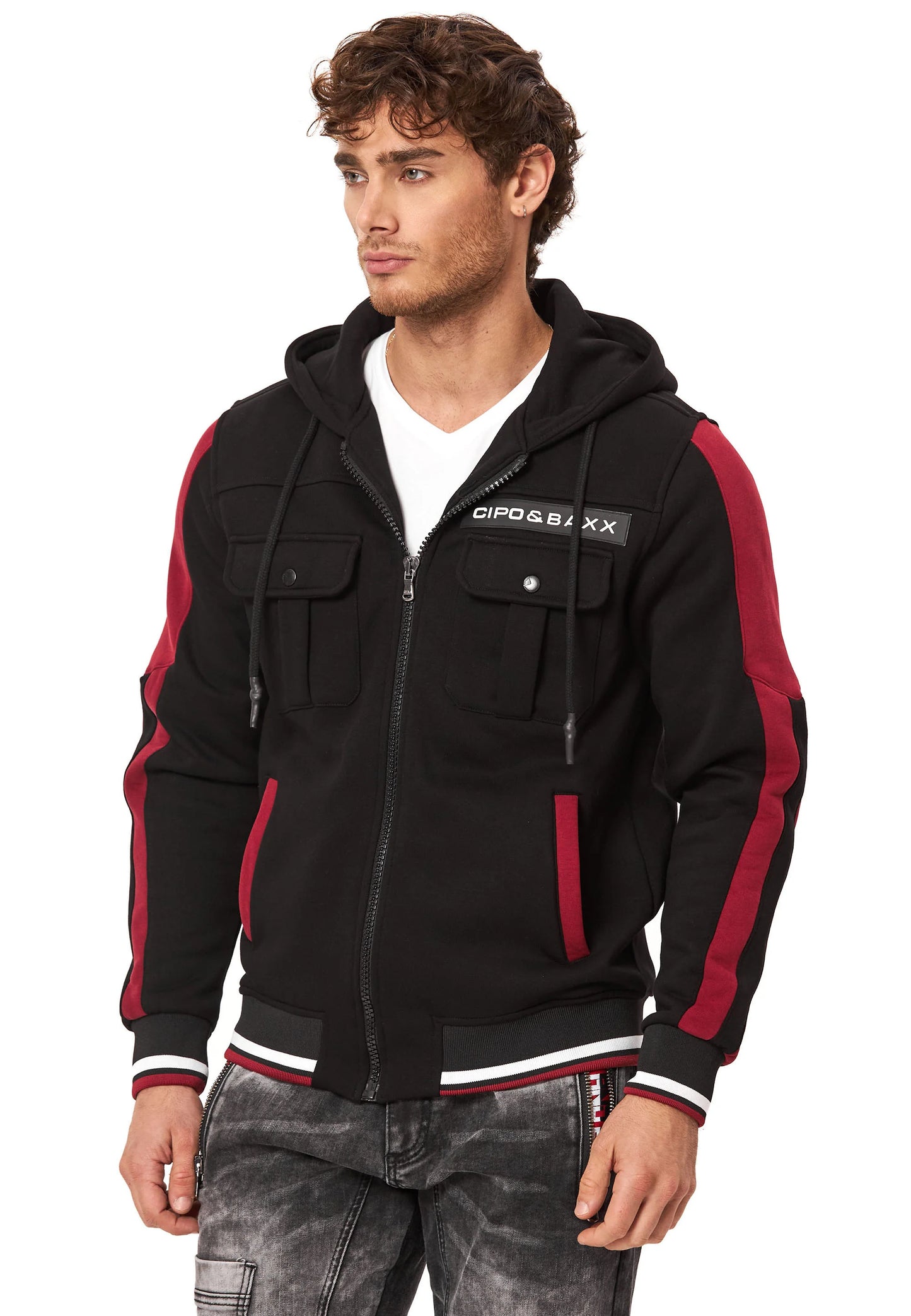 Cipo &amp; Baxx ADELAIDE men's hooded sweatshirt CL559