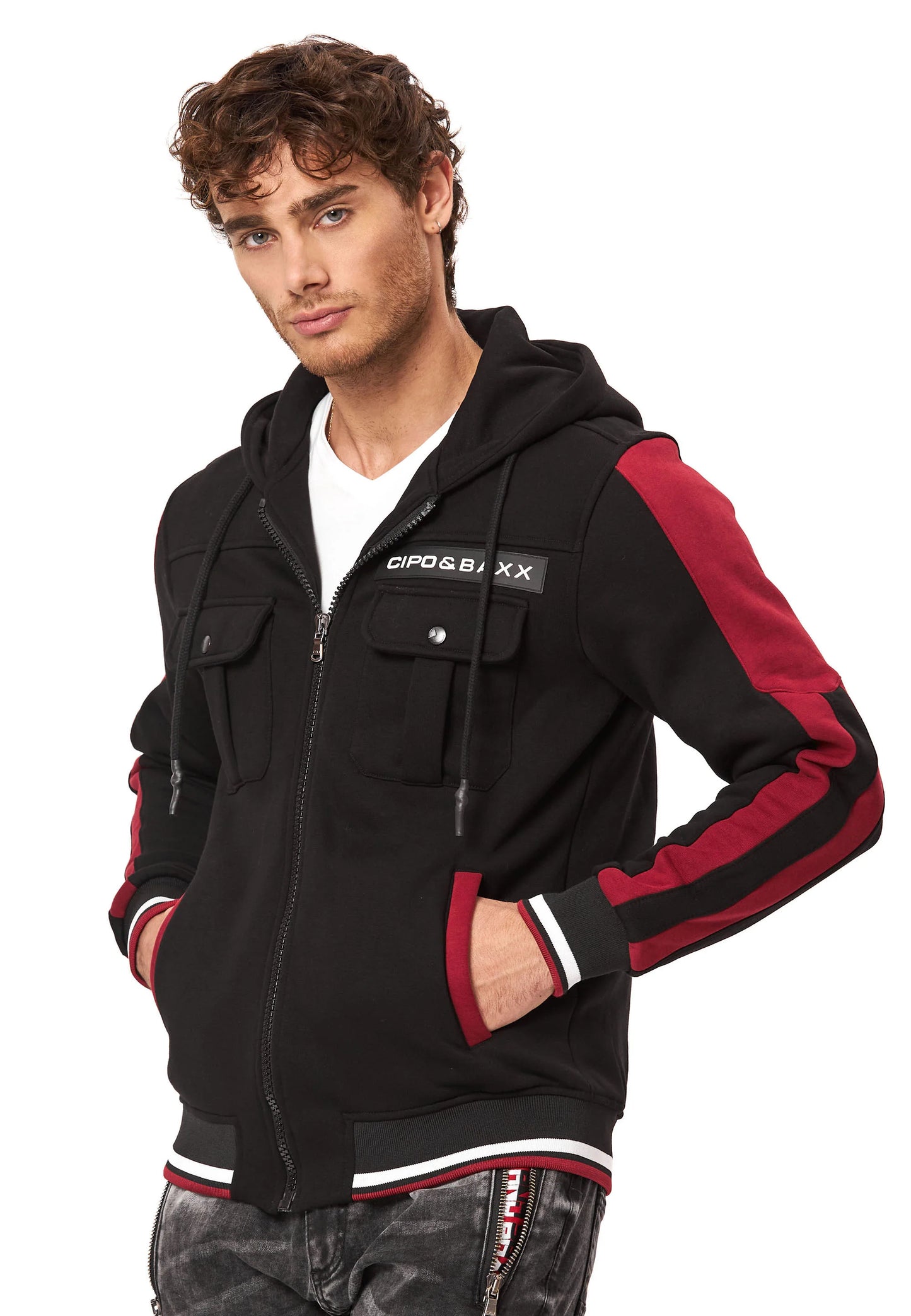 Cipo &amp; Baxx ADELAIDE men's hooded sweatshirt CL559