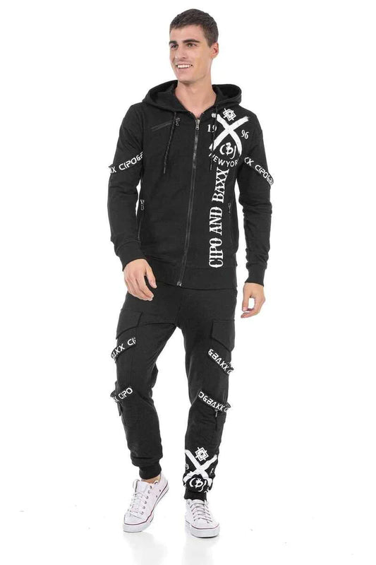 Cipo &amp; Baxx SNOOP Men's Tracksuit Sweatshirt + Jogging Bottoms CLR140