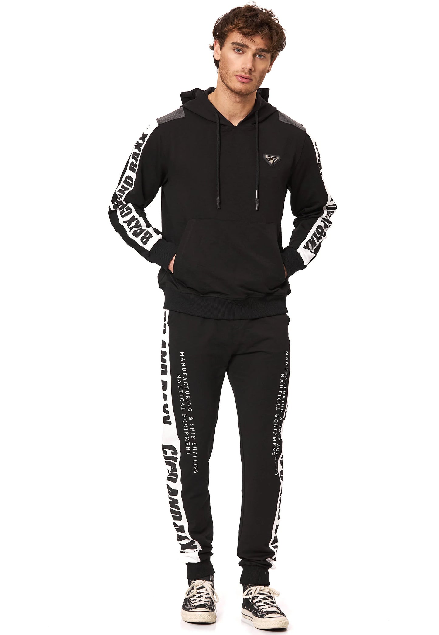Cipo & Baxx BRENTWOOD Herren Trainingsanzug Sweatshirt + Jogginghose  CLR162 - Persvision