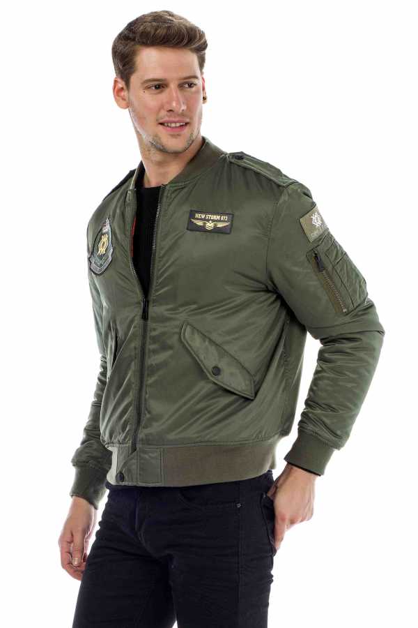 Cipo &amp; Baxx STORM men's flight jacket CM133