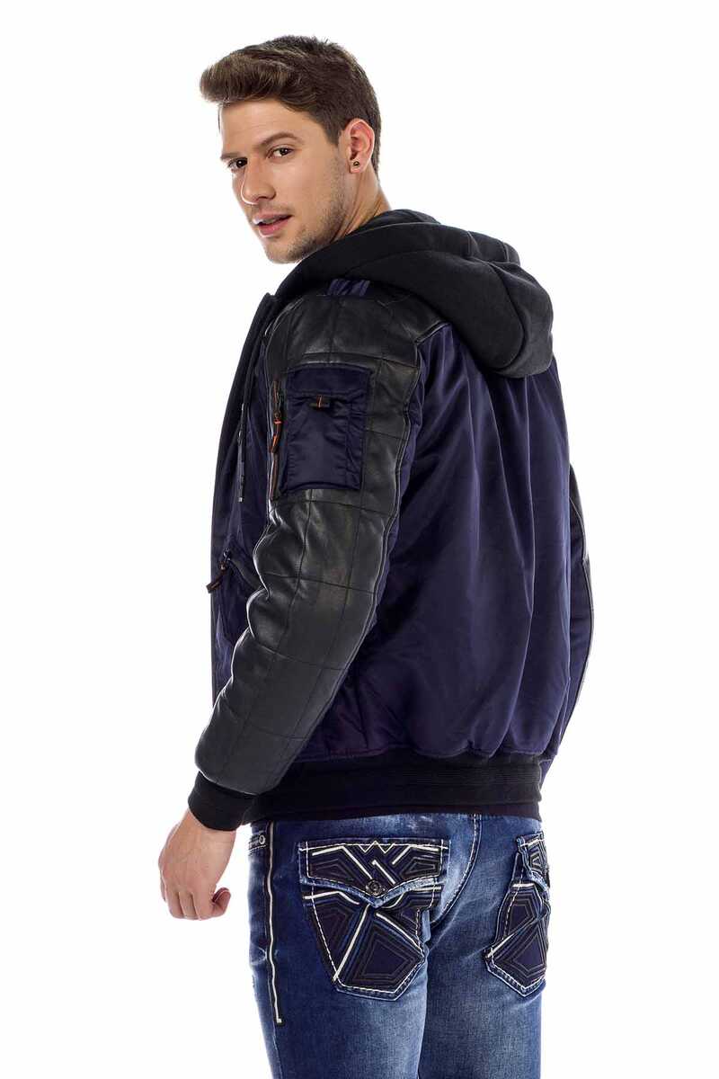 Cipo & Baxx PERM Herren Bomberjacke Kapuze CM134