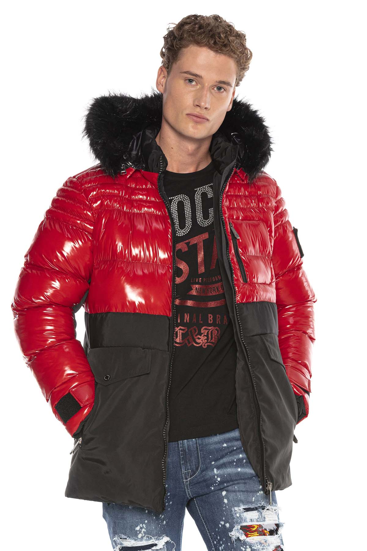 Cipo &amp; Baxx ROMAN men's parker jacket CM150
