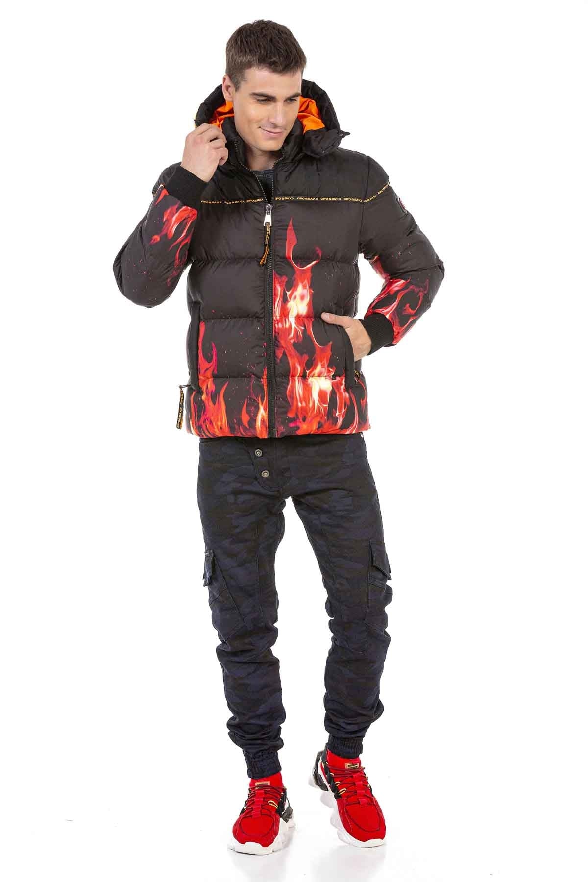 Cipo & Baxx FIRE Herren Bomberjacke CM181