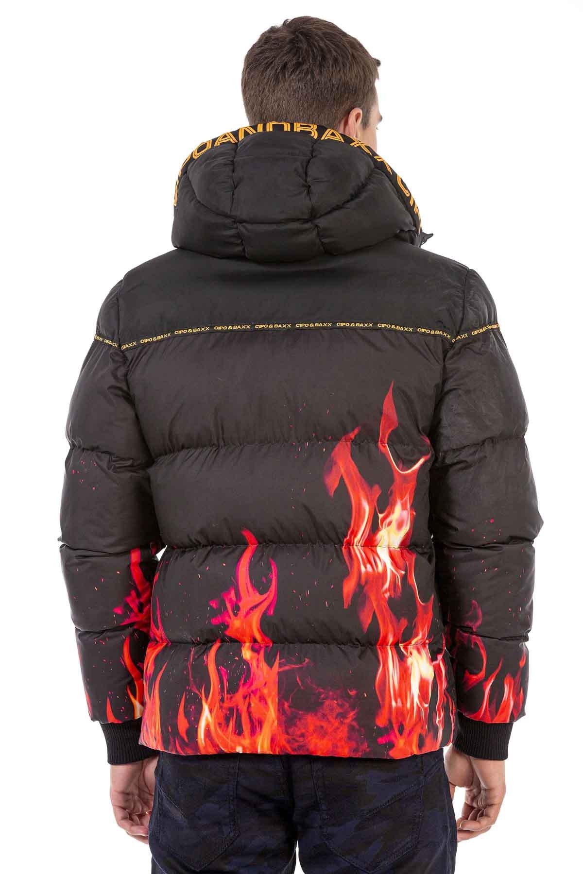 Cipo &amp; Baxx FIRE men's bomber jacket CM181