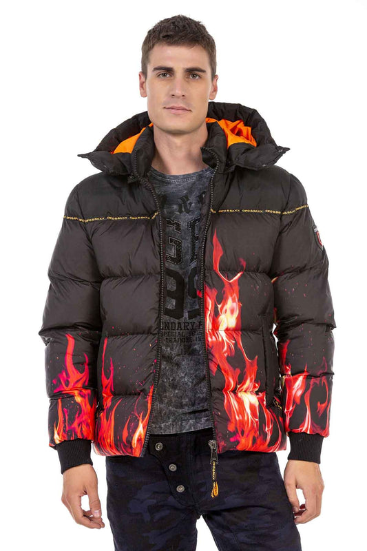 Cipo & Baxx FIRE Herren Bomberjacke CM181