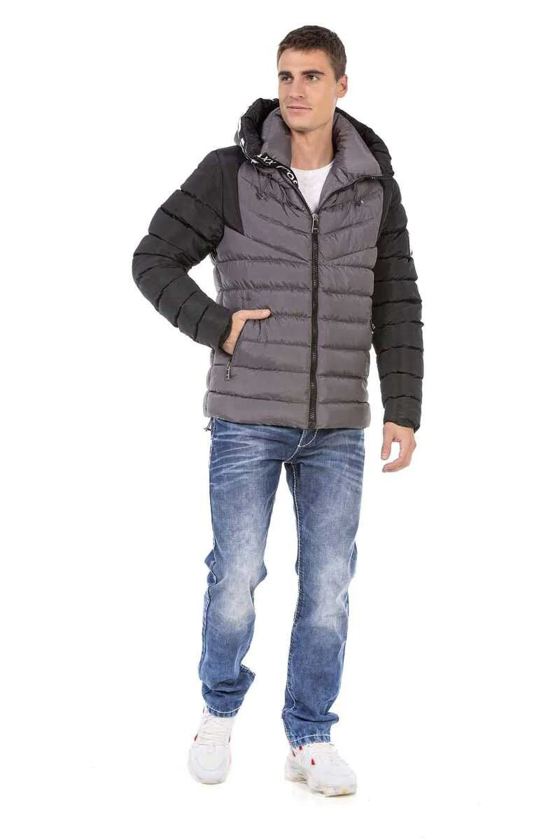 Cipo &amp; Baxx ELIAS men's quilted jacket CM185