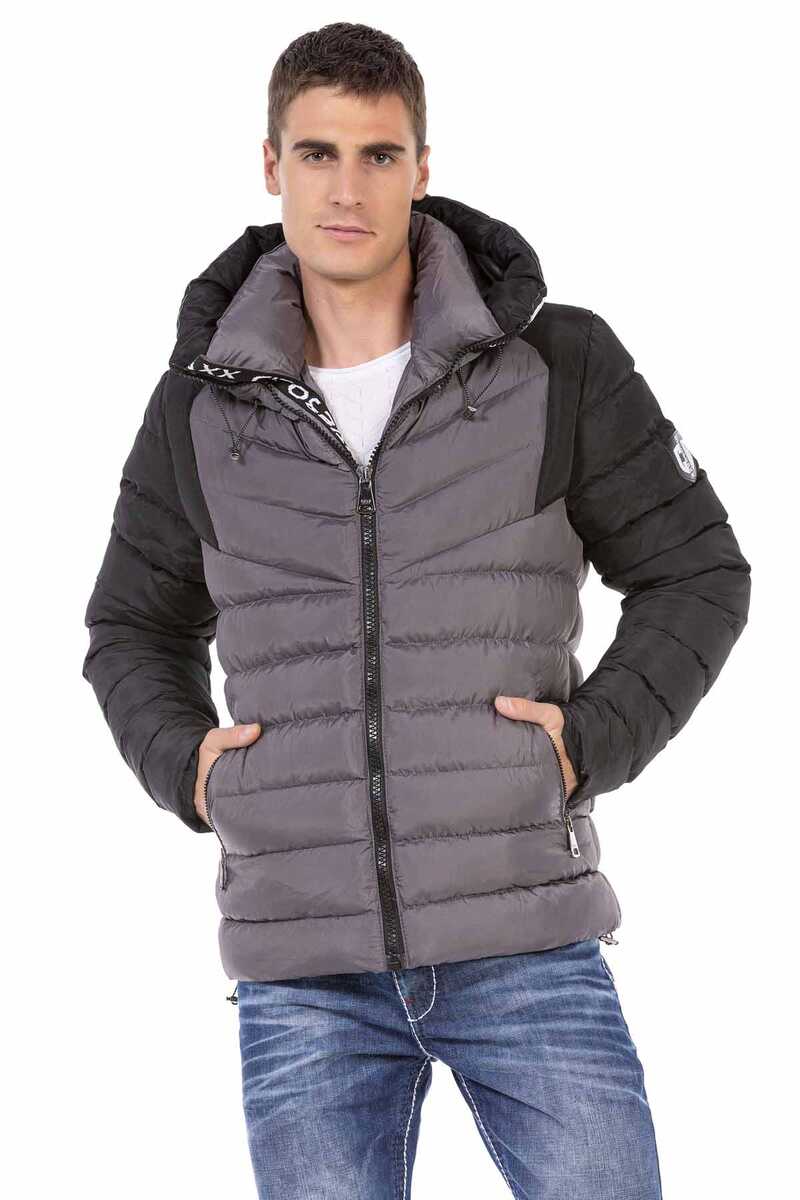 Cipo &amp; Baxx ELIAS men's quilted jacket CM185