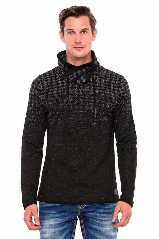 Cipo & Baxx ODESA Herren Pullover black CP198