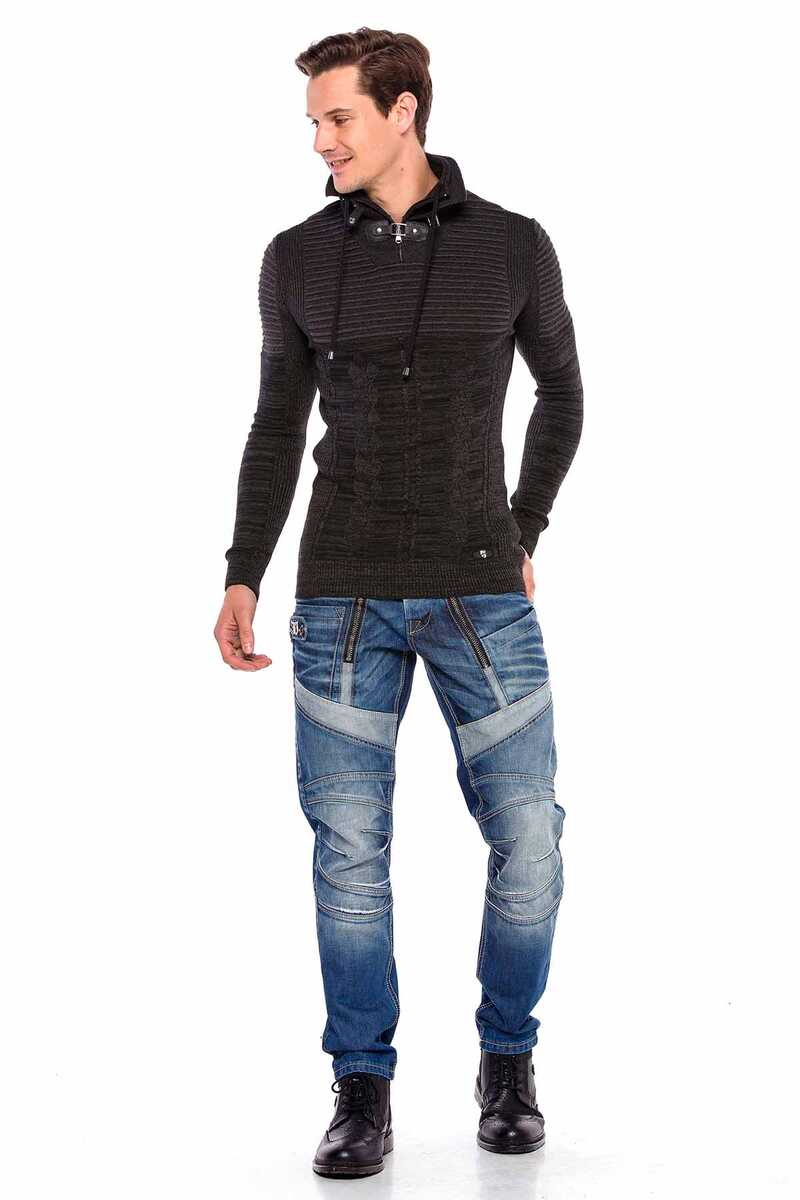 Cipo & Baxx ALIOTH Herren Strickpullover CP206