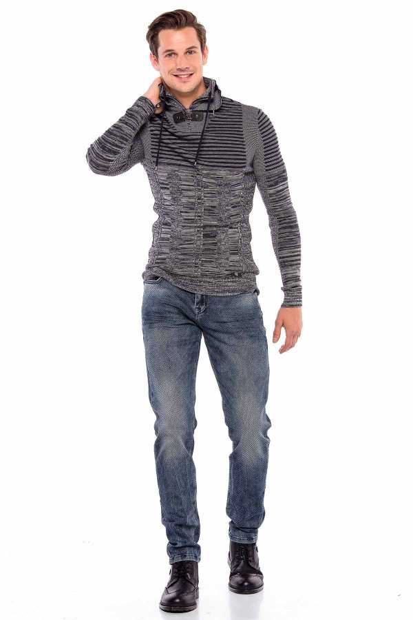 Cipo & Baxx DRACO Herren Strickpullover CP206