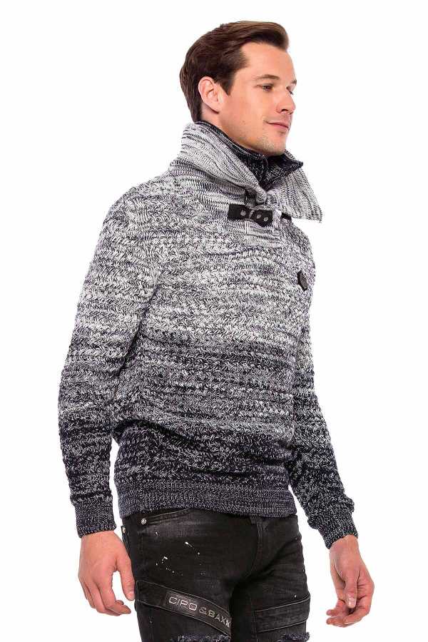 Cipo & Baxx KANUS Herren Strickpullover CP210