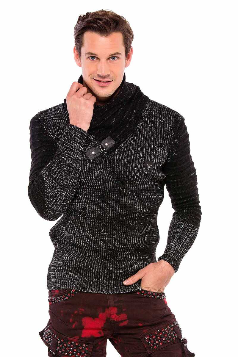 Cipo &amp; Baxx POLLUX men's knitted sweater CP211