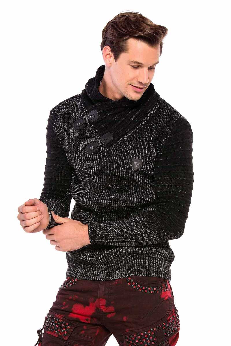 Cipo &amp; Baxx POLLUX men's knitted sweater CP211