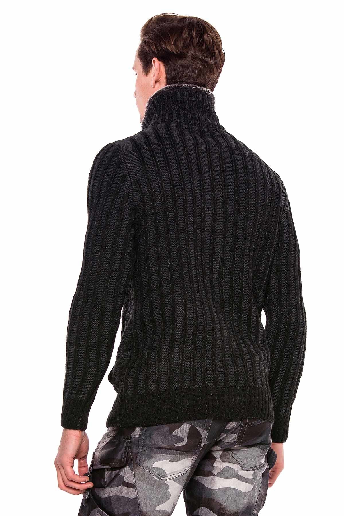 Cipo & Baxx NEPTUN Herren Strickpullover CP213