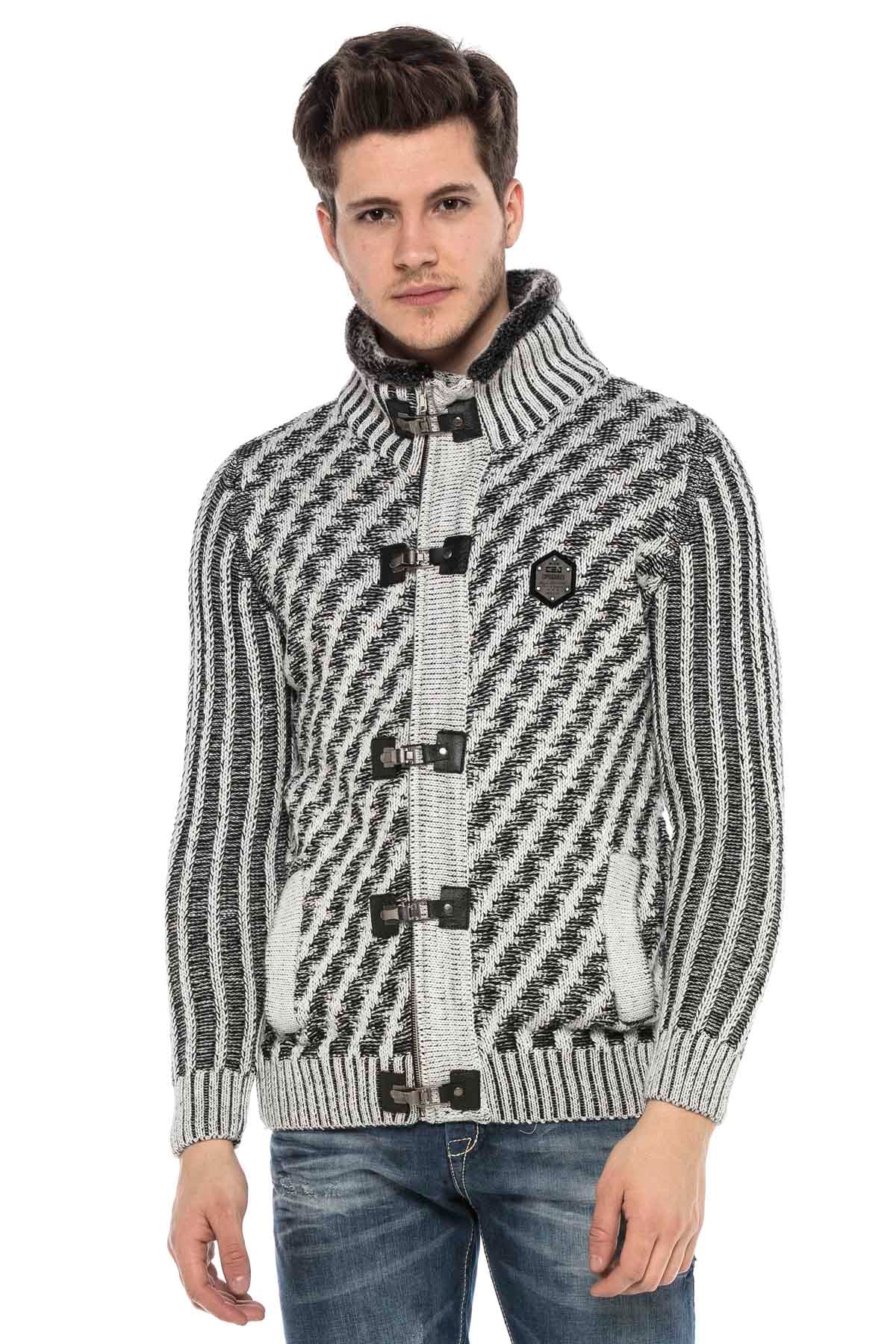 Cipo & Baxx POLARIS Herren Strickpullover CP213