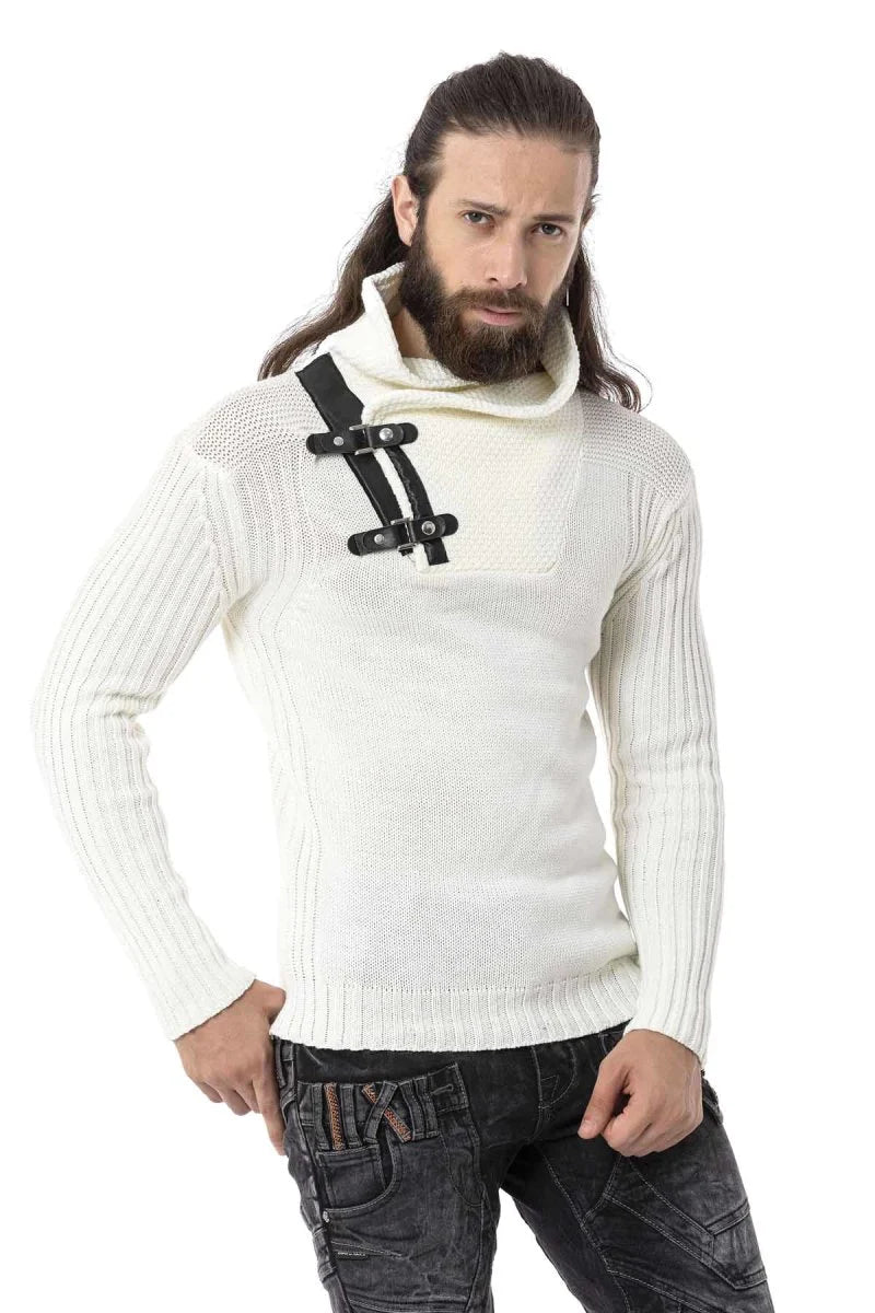 Cipo &amp; Baxx PERM men's knitted sweater CP266