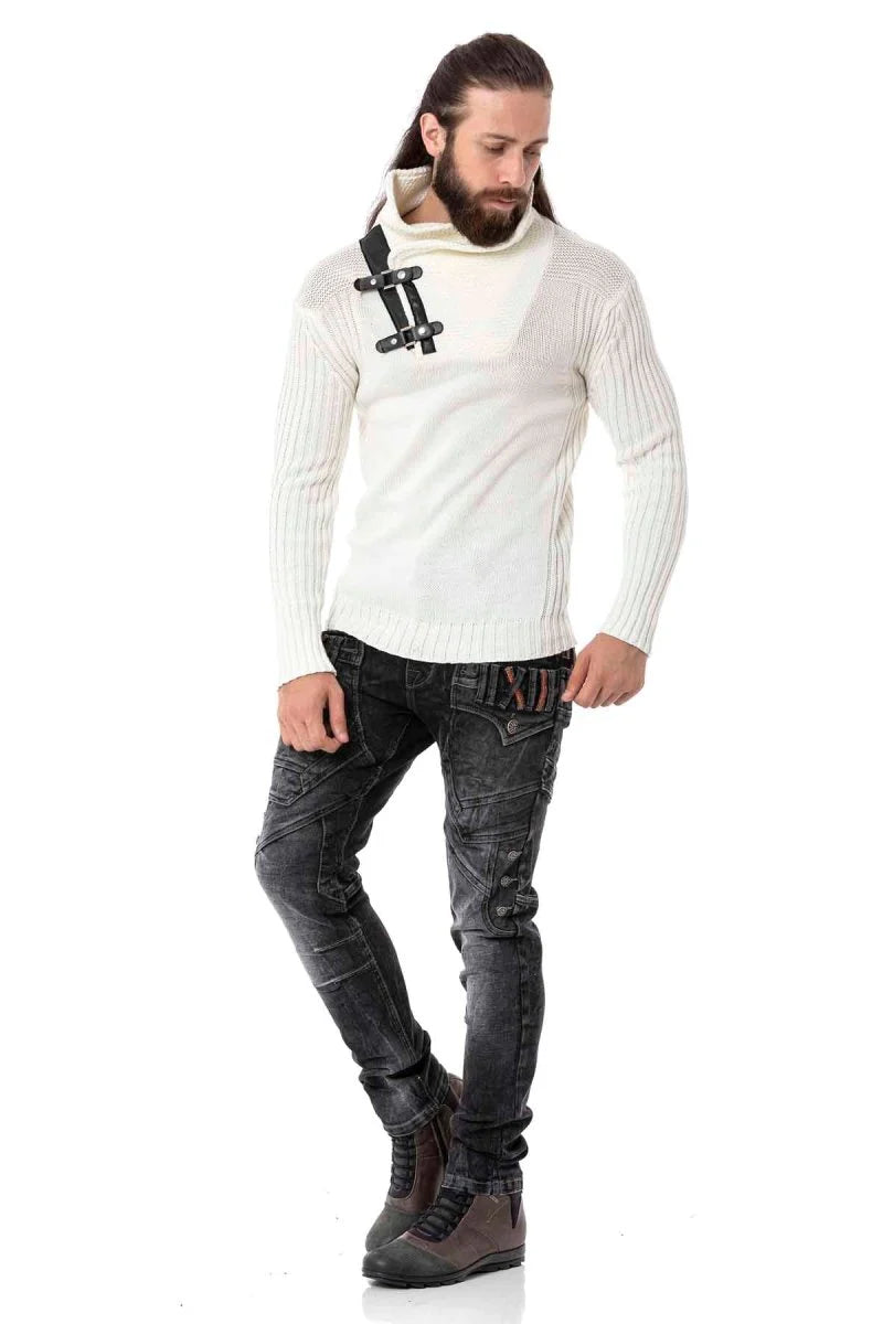 Cipo & Baxx PERM Herren Strickpullover CP266