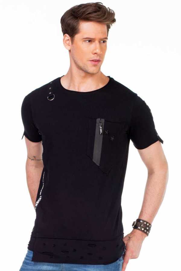 Cipo & Baxx NOID Herren T-Shirt black CT366